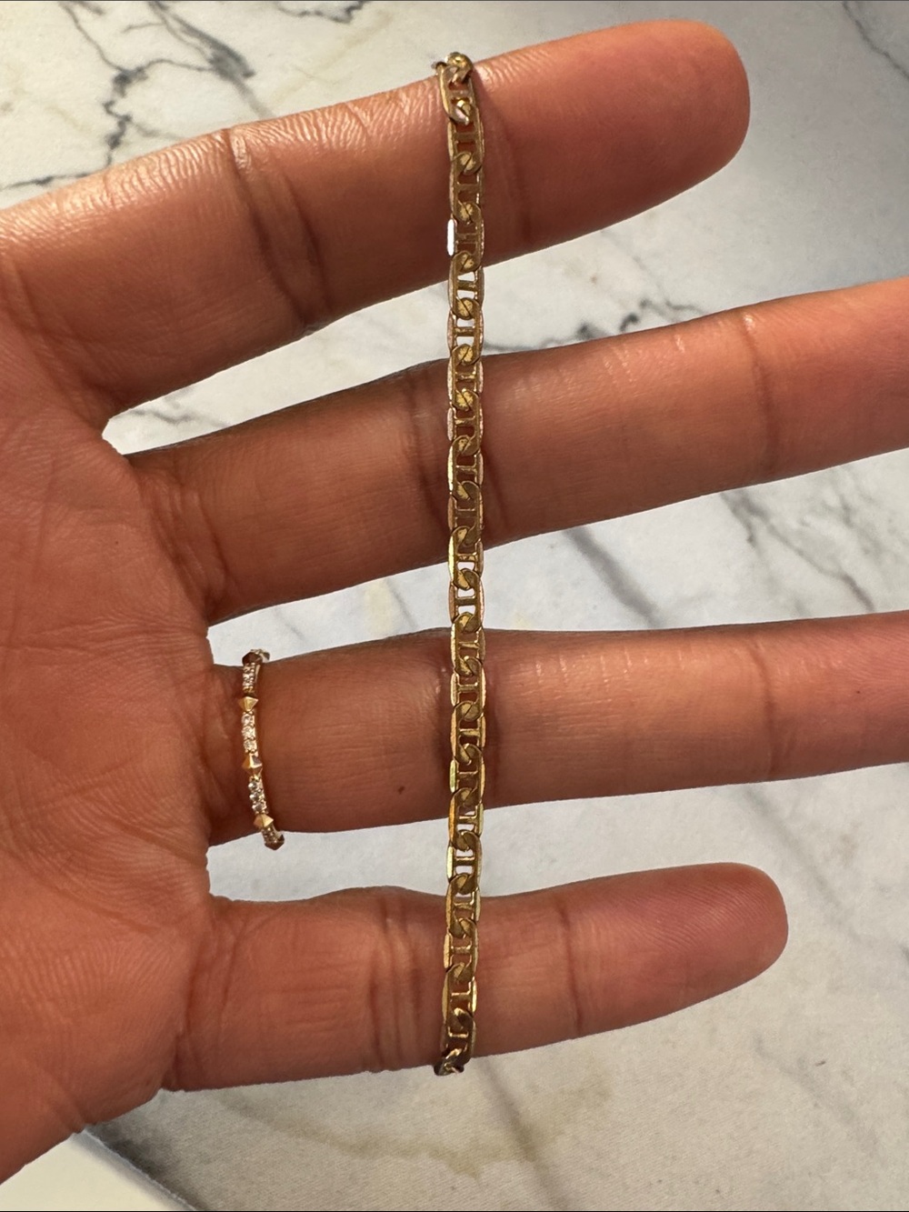 Gold Filled Figero 7” Bracelet ✨